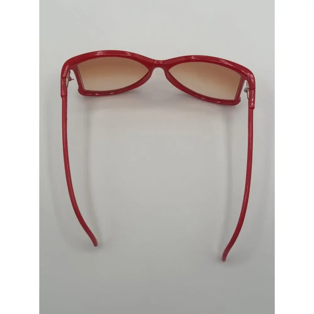 Vintage Pierre Cardin Red Oversized Sunglasses France PC 39 1970s